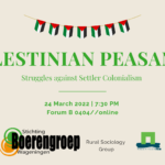 Palestinian Peasants: Struggles against Settler Colonialism