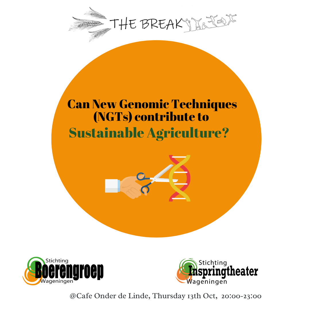 The Break: Can New Genomic Techniques (NGTs) contribute to sustainable agriculture?