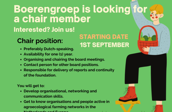 Boerengroep is looking for a chair – APPLY NOW!